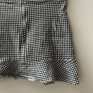 Gingham Miniskirt